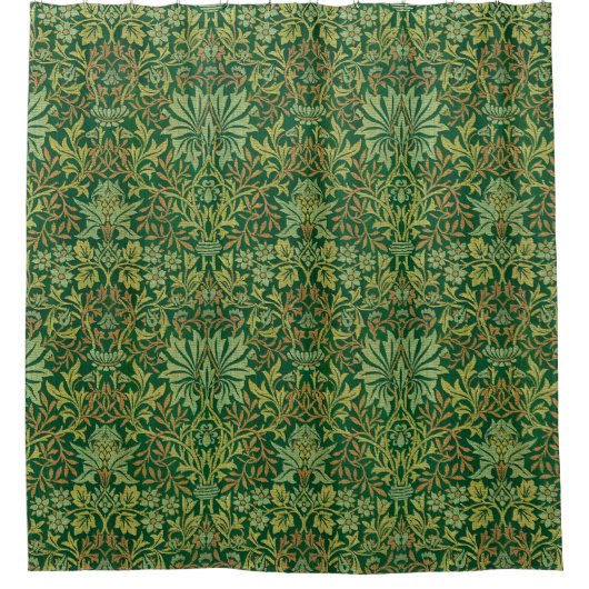 William Morris "Blumengarten" Duschvorhang (Vorderseite)