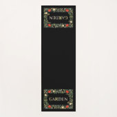 William Morris Blumengarten Motto und Rahmen Yogamatte (Vorderseite)