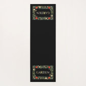 William Morris Blumengarten Motto und Rahmen Yogamatte (Rückseite)