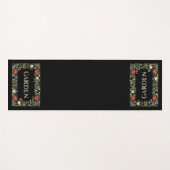 William Morris Blumengarten Motto und Rahmen Yogamatte (Vorderseite (Horizontal))