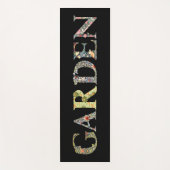 William Morris Blumengarten Motto und Rahmen Yogamatte (Vorderseite)