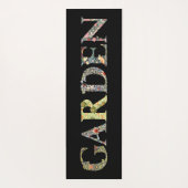 William Morris Blumengarten Motto und Rahmen Yogamatte (Rückseite)