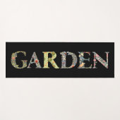 William Morris Blumengarten Motto und Rahmen Yogamatte (Vorderseite (Horizontal))