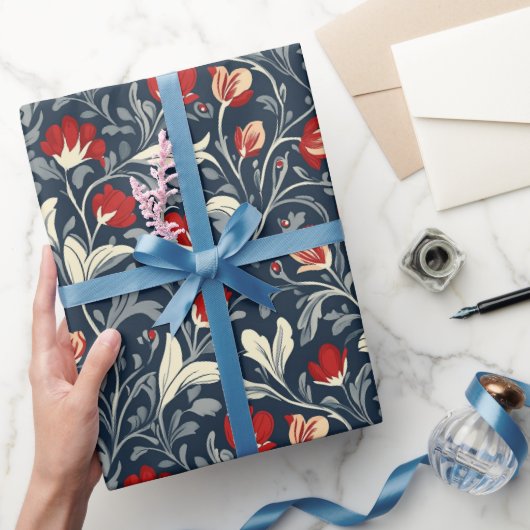 William Morris Blumenmuster Geschenkpapier (Schenken)