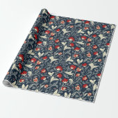 William Morris Blumenmuster Geschenkpapier (Ungerollt)