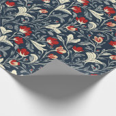 William Morris Blumenmuster Geschenkpapier (Ecke)