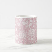 William Morris Blumenmuster in Pink Coffee Tasse (Mittel)