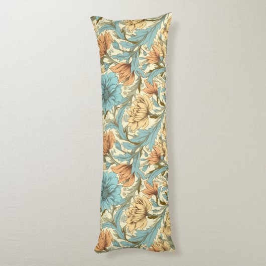 William Morris, Blumenmuster, Kunst und Handwerk b Seitenschläferkissen (Rückseite (Vertikal))