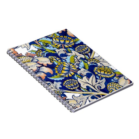 William Morris' Blumenmuster Notizblock (Rechte Seite)