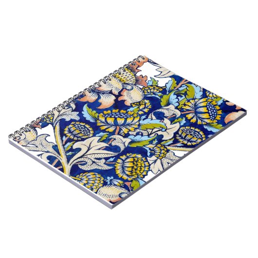 William Morris' Blumenmuster Notizblock (Linke Seite)