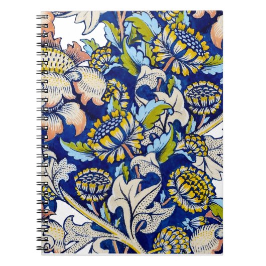 William Morris' Blumenmuster Notizblock (Vorderseite)