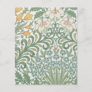 William Morris - Blumenmuster von Tulips & Lilies