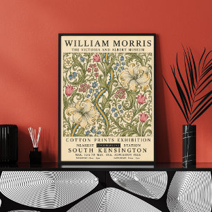 William Morris Blumenposter Vintage Botanik Poster