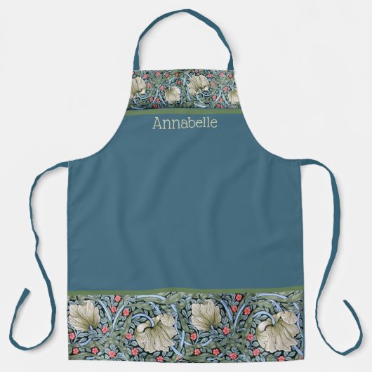 William Morris Blumenprint personalisiert Schürze (Vorderseite)