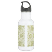 William Morris Borage Wedding Soft Green Edelstahlflasche (Rückseite)