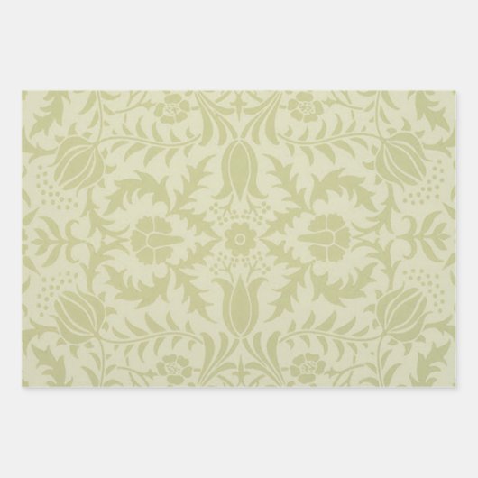 William Morris Borage Wedding Soft Green Geschenkpapier Set (Vorderseite)