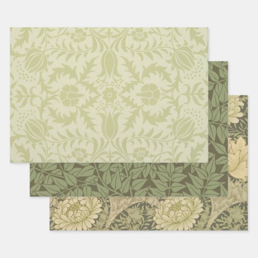 William Morris Borage Wedding Soft Green Geschenkpapier Set (Set)