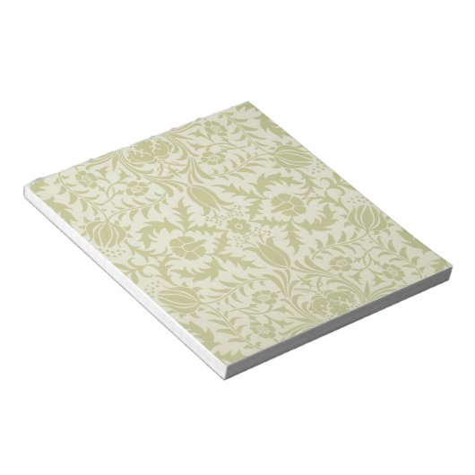 William Morris Borage Wedding Soft Green Notizblock (angewinkelt)