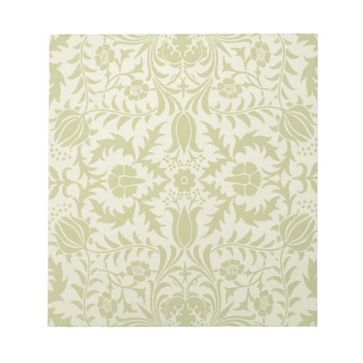 William Morris Borage Wedding Soft Green Notizblock (Vorderseite)