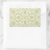 William Morris Borage Wedding Soft Green Rechteckiger Aufkleber (Tasche)