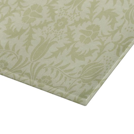 William Morris Borage Wedding Soft Green Schneidebrett (Ecke)