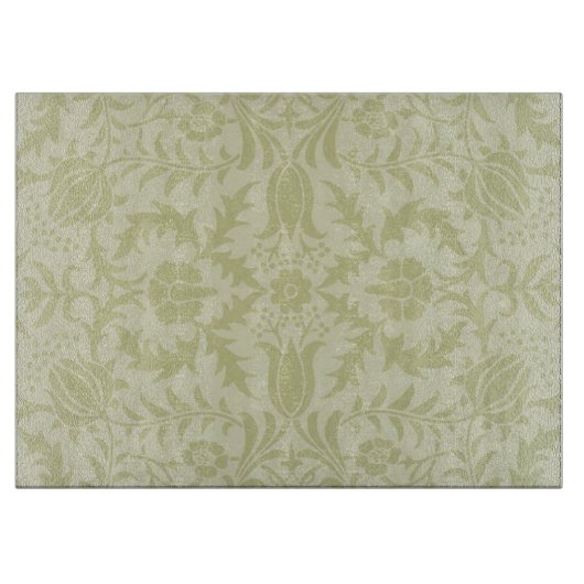 William Morris Borage Wedding Soft Green Schneidebrett (Vorderseite)