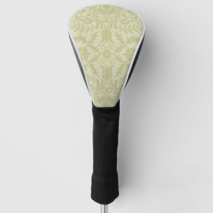 William Morris Boretsch vintage weiches grünes Dam Golf Headcover