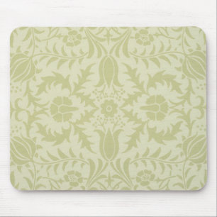 William Morris Boretsch vintage weiches grünes Dam Mousepad