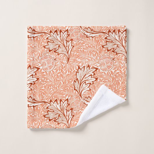 William Morris Botanical Apple Design Badhandtuch Set (Waschlappen)