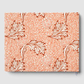 William Morris Botanical Apple Design Gästebuch (Rückseite)