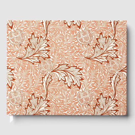 William Morris Botanical Apple Design Gästebuch (Vorderseite)