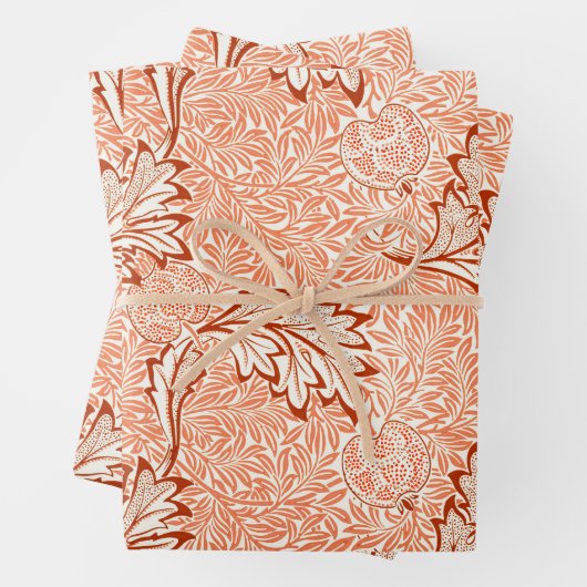 William Morris Botanical Apple Design Geschenkpapier Set (Beispiel)