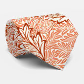 William Morris Botanical Apple Design Krawatte (Gerollt)