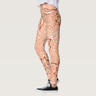William Morris Botanical Apple Design Leggings