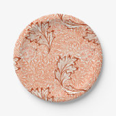 William Morris Botanical Apple Design Pappteller (Vorderseite)