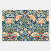 William Morris botanischer Bundle-Mix Wrapping Pap Geschenkpapier Set (Vorderseite)