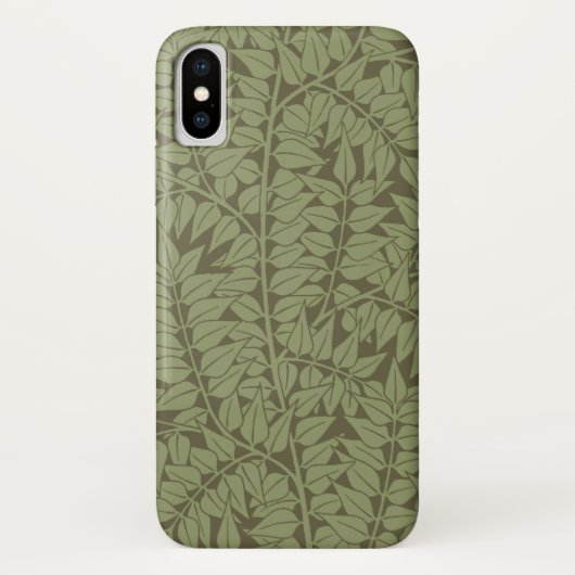 William Morris Branch Blätter Wallpaper Case-Mate iPhone Hülle (Rückseite)