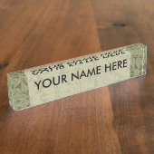 William Morris Branch Blätter Wallpaper Namensplakette (Seite)