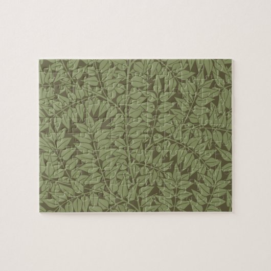 William Morris Branch Blätter Wallpaper Puzzle (Horizontal)