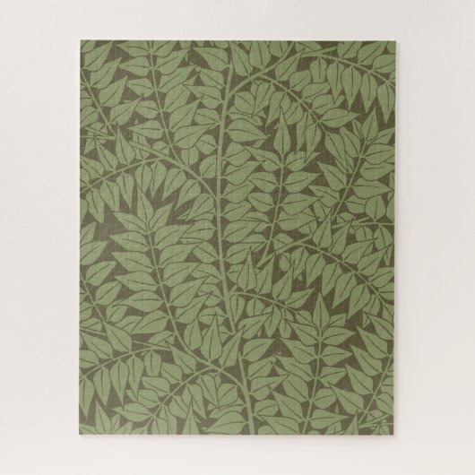 William Morris Branch Blätter Wallpaper Puzzle (Vertikal)