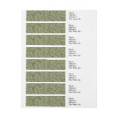 William Morris Branch Blätter Wallpaper Rundum-Adressaufkleber (Bogen)