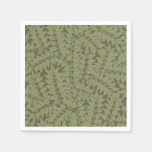 William Morris Branch Blätter Wallpaper Serviette (Vorderseite)