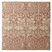 William Morris Brand Rabbit Design Keramik Tile Fliese (Vorderseite)
