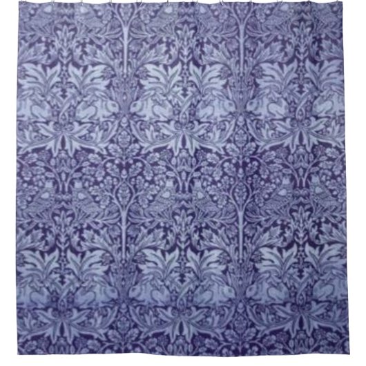 William Morris Brer Rabbit Duschvorhang (Vorderseite)