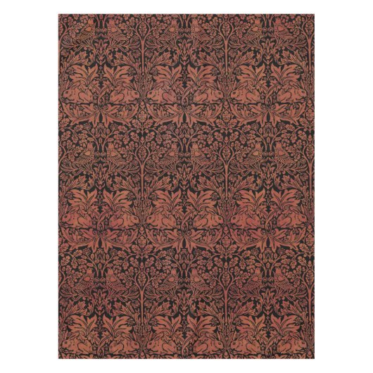 William Morris Brer Rabbit Imitate Leather Pattern Tischdecke (Vorderseite)