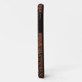 William Morris Brer Rabbit Kunstleder Monogramm Case-Mate iPhone Hülle (Hinten/Links)