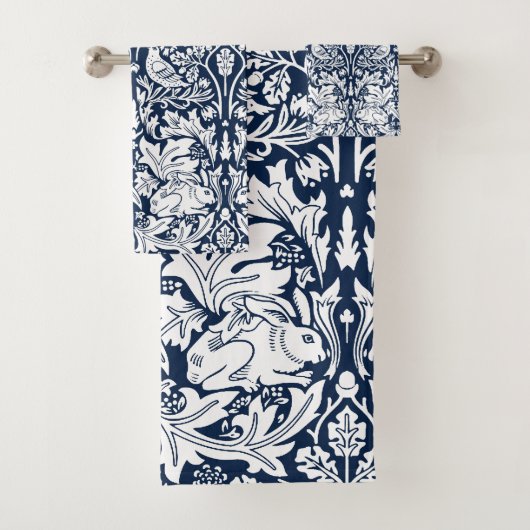 William Morris Brer Rabbit Pattern Badhandtuch Set (Insitu)