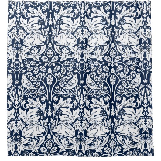 William Morris Brer Rabbit Pattern Duschvorhang (Vorderseite)