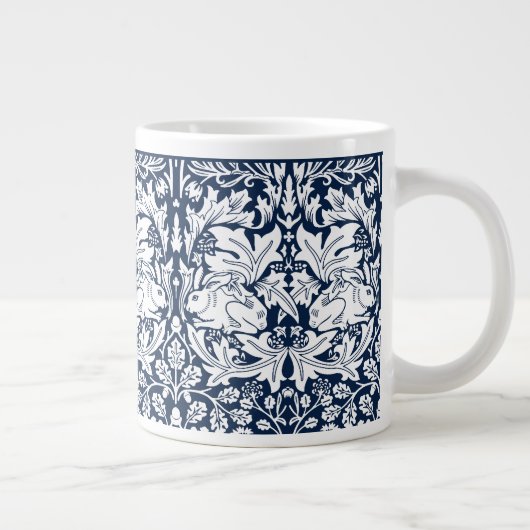 William Morris Brer Rabbit Pattern Jumbo-Tasse (Rechts)