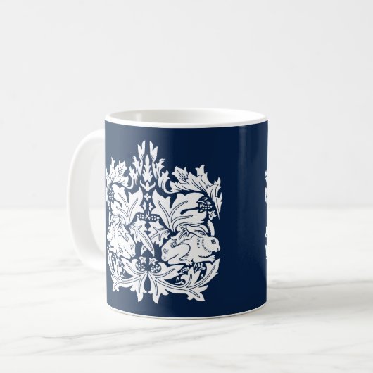 William Morris Brer Rabbit Pattern Kaffeetasse (Vorderseite Links)